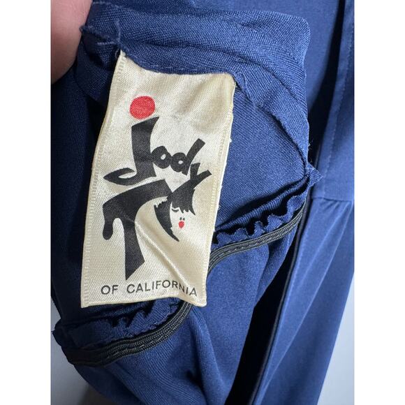 Jody T of California Vintage 70's Prairie Cottage Tier Floral Ruffle Midi Dress - Picture 10 of 16